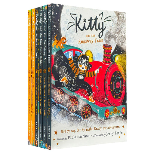 Paula Harrison Kitty Series 6 Books Set (Books 7-12) (Runaway Train, Vanishing Act, Star Stone Robber, Starlight Song, Woodland Wildcat, Kidnap Trap) - The Book Bundle