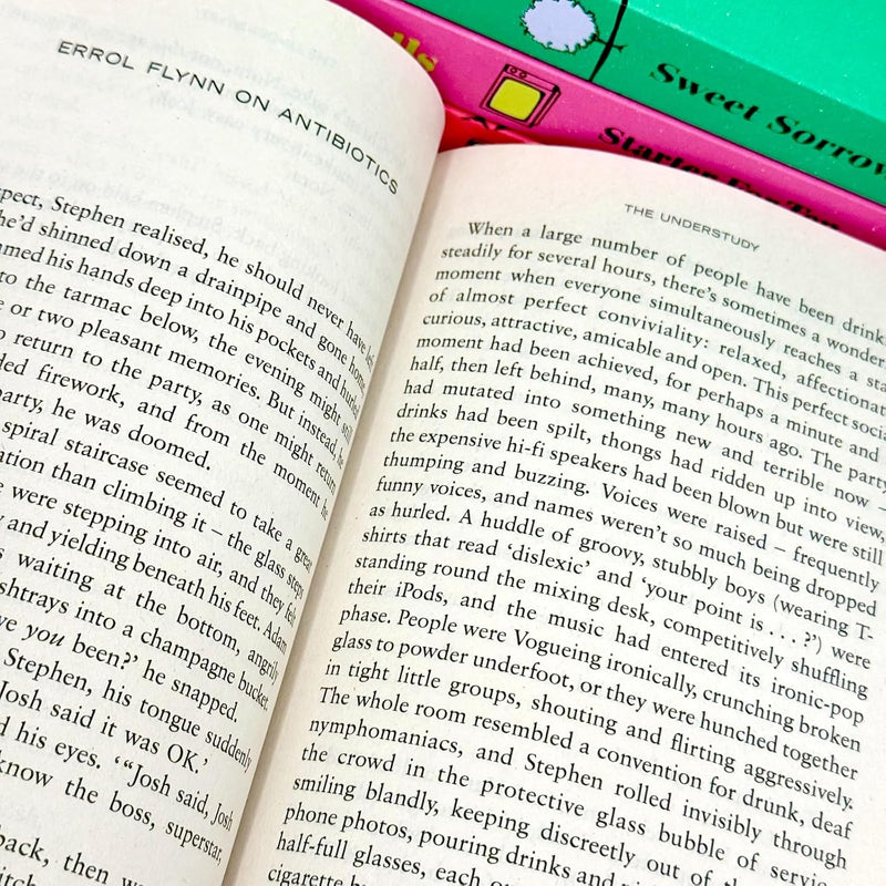 David Nicholls Collection 4 Books Set: Us, Starter For Ten, The Understudy - Fiction - Paperback