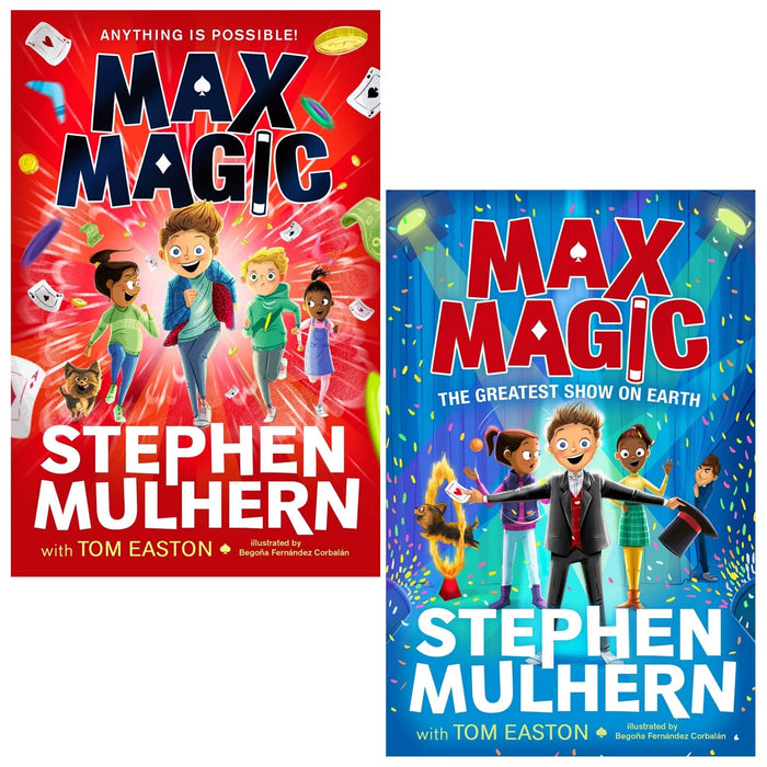 Max Magic Series 2 Books Collection Set (Max Magic, The Greatest Show on Earth) - The Book Bundle
