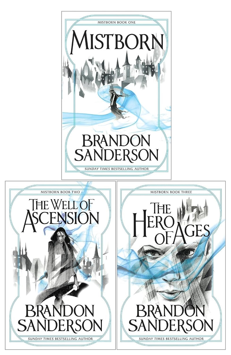 Mistborn Trilogy 3 Books Collection Set By Brandon Sanderson - Fiction - Paperback