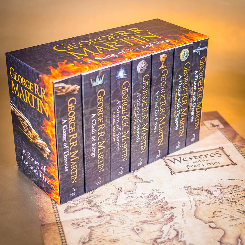 A Song of Ice and Fire 7 Books Collection Box Set bestselling classic epic fantasy series - The Book Bundle