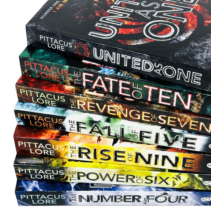Lorien Legacies 7 Books Collection Set by Pittacus Lore - Young Adult - Paperback