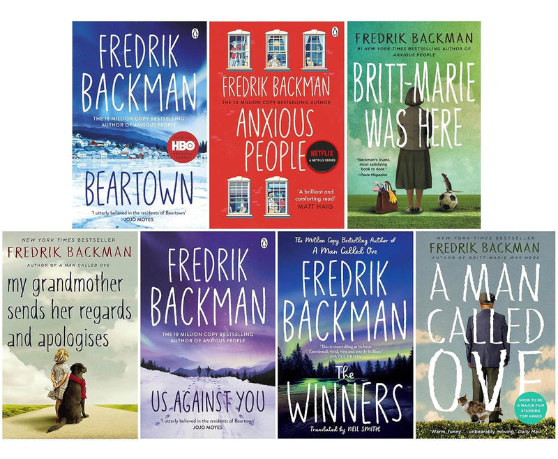 Fredrik Backman 7 Books Collection Set - Fiction - Paperback