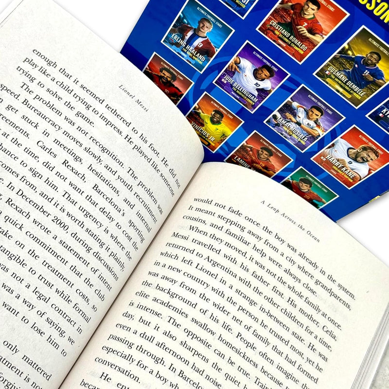 Ultimate Football Stars Box Set - Messi, Ronaldo, Mbappé And More 12 Books Collection Set - Non Fiction - Box Set