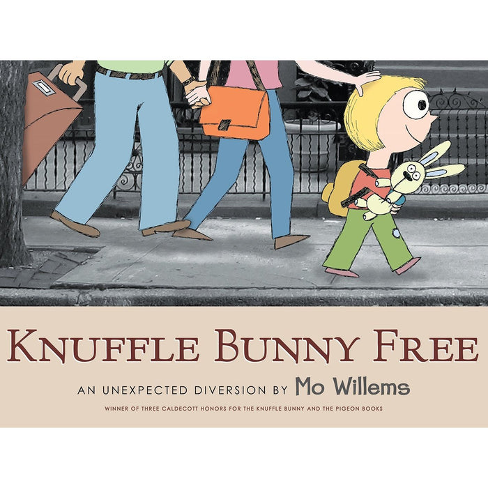 Knuffle Bunny 3 book series set By Mo Willems (Too: A Case of Mistaken Identity, An Unexpected Diversion) - The Book Bundle