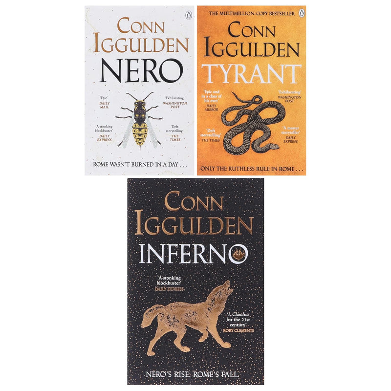 The Nero Series 3 Books Collection Set by Conn Iggulden - Fiction - Mixed Format