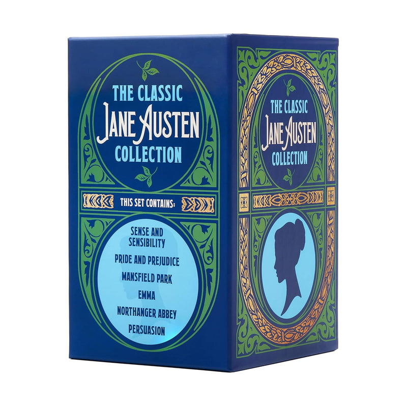 Six-book paperback boxed set of Jane Austen classics from Arcturus, featuring her renowned novels in elegant packaging.