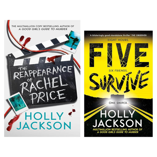 Holly Jackson 2 Books Collection Set (Five Survive & The Reappearance of Rachel Price) - The Book Bundle