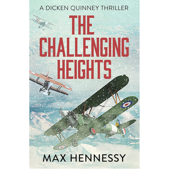 Max Hennessy RAF Trilogy 3 Books Collection Set (The Bright Blue Sky, The Challenging Heights and Once More the Hawks - The Book Bundle