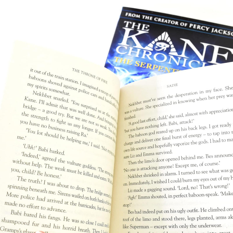 The Kane Chronicles 3 Books Collection Set By Rick Riordan (Serpent's Shadow, Red Pyramid) - The Book Bundle