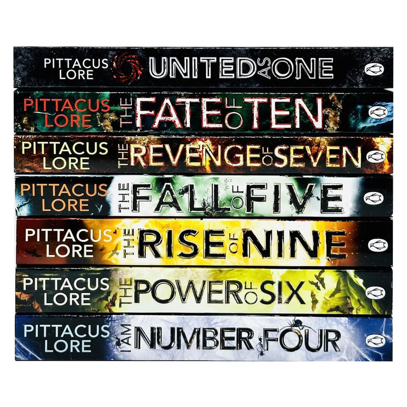 Lorien Legacies 7 Books Collection Set by Pittacus Lore - Young Adult - Paperback