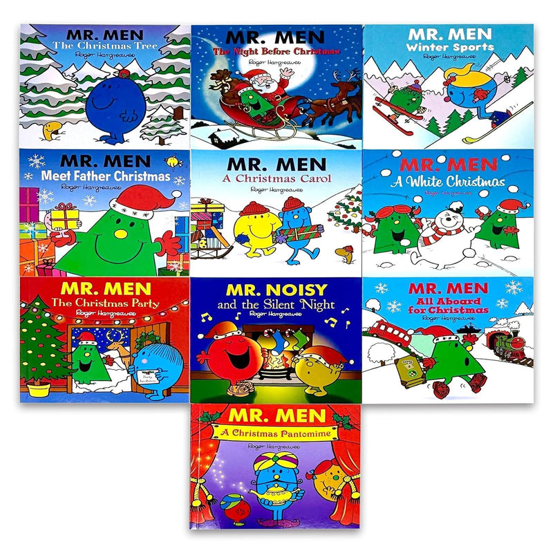 Mr Men Christmas Collection 10 Books Set by Roger Hargreaves - Fiction - Paperback