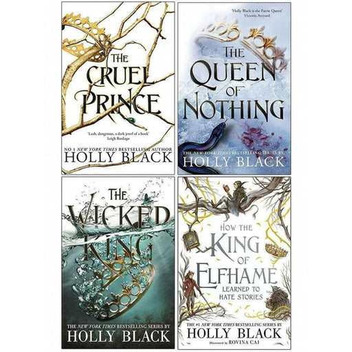 The Folk of the Air Series 4 Books Collection Set By Holly Black(The Cruel,The Queen ,The Wicked King,How the King) - The Book Bundle