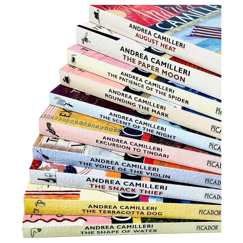 Inspector Montalbano Mysteries Series Books 1 - 10 by Andrea Camilleri - The Book Bundle