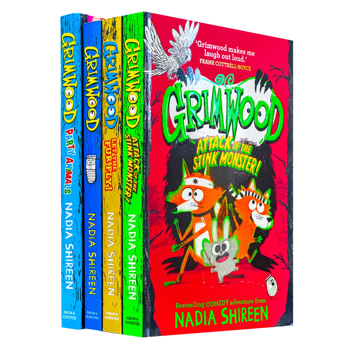Grimwood Series 4 Books Collection Set by Nadia Shireen (Grimwood,