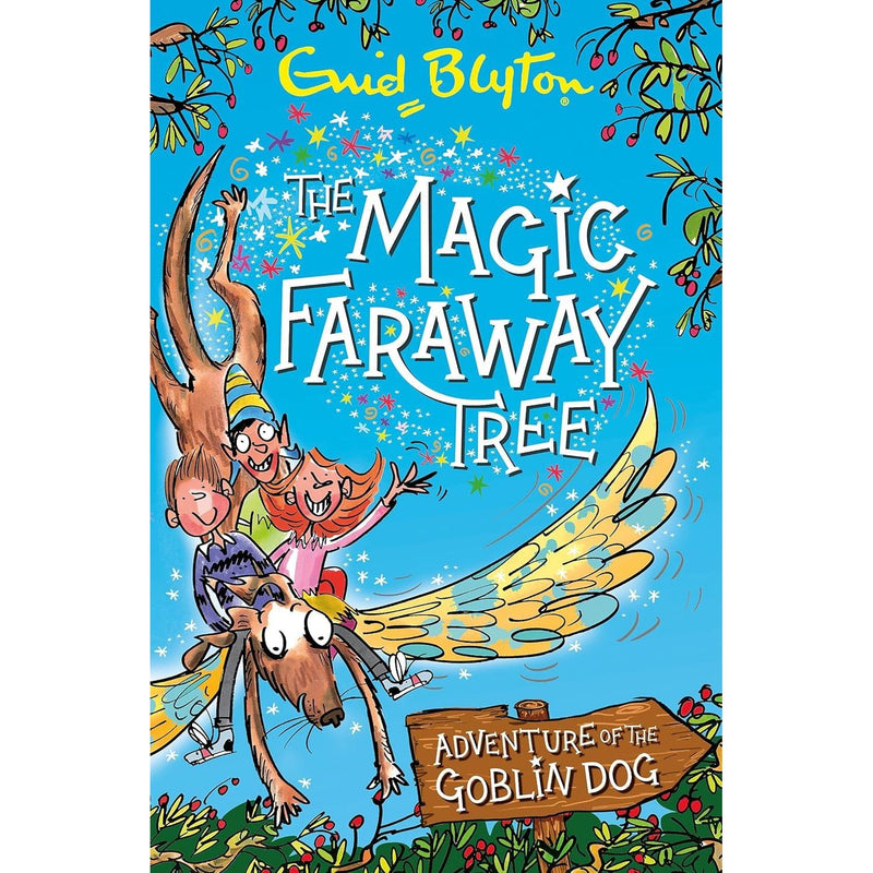 Six paperback Enid Blyton The Magic Faraway Tree collection books by Hodder Children's Books Ltd, featuring colorful covers.