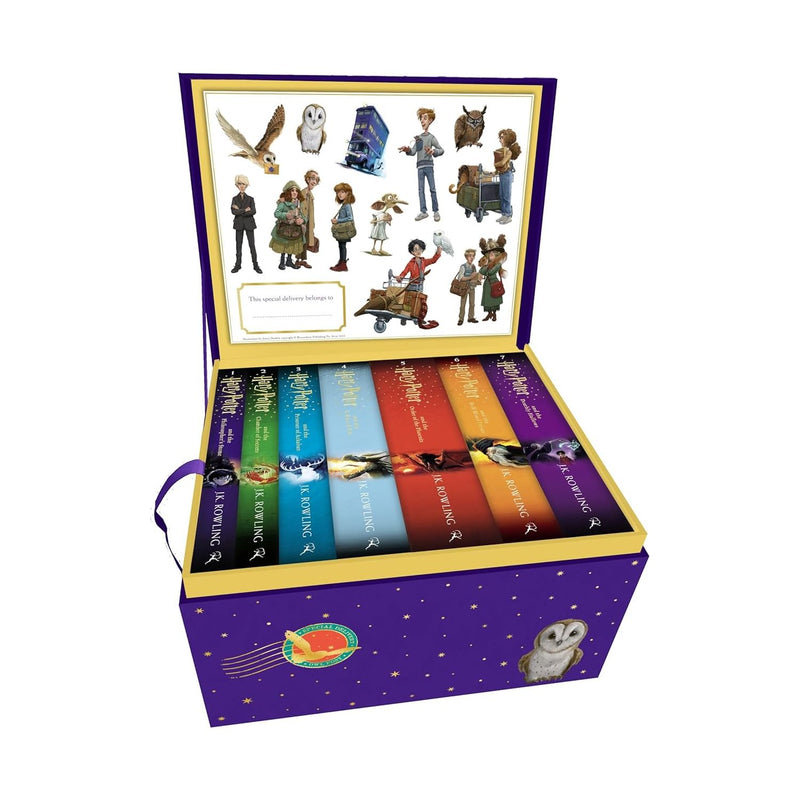 Harry Potter Owl Post Box Set (Children’s Hardback - The Complete Collection): J.K. Rowling (HB) - The Book Bundle