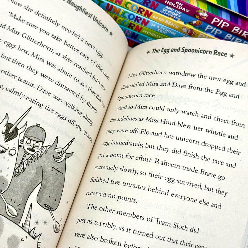 The Naughtiest Unicorn 8 Books Collection Set by Laura Ellen Anderson - Fiction - Paperback