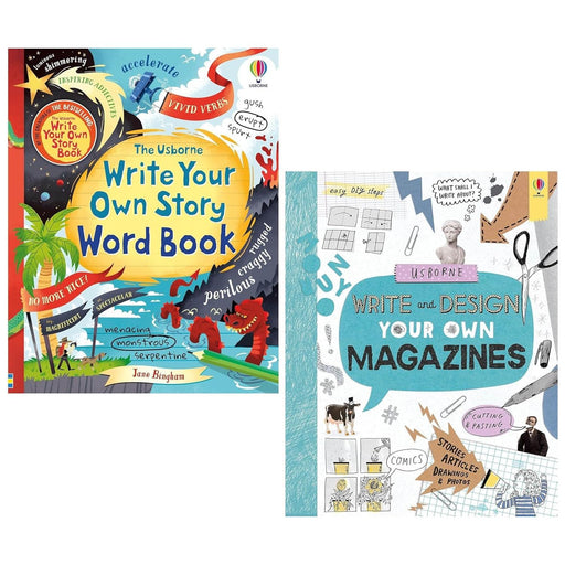 Usborne Write Your Own Series 2 Books Collection Set - The Book Bundle