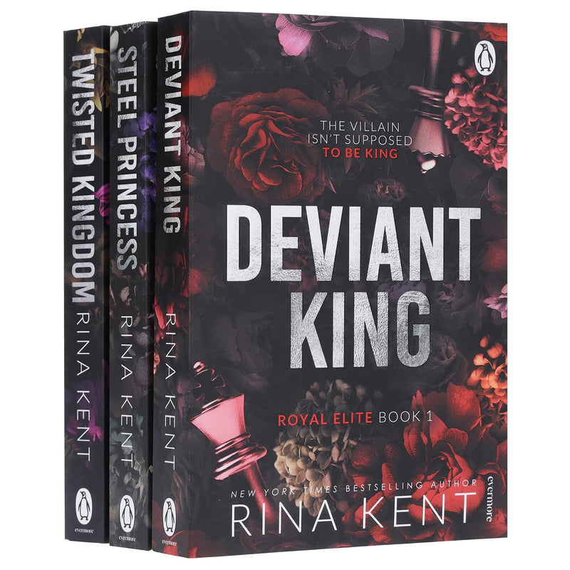 Royal Elite Series 3-book paperback collection by Rina Kent, Penguin UK fiction set