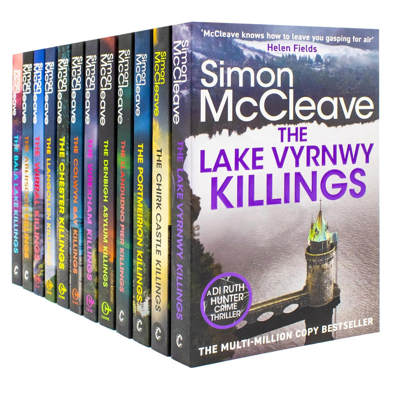 DI Ruth Hunter Series 12 Books Collection Set by Simon McCleave - Fiction - Paperback