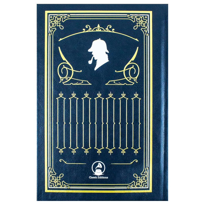 Arthur Conan Doyle The Complete Collection of Sherlock Holmes Deluxe Leather Bound Classic: (A Study In Scarlet, The Sign Of Four, The Adventures of Sherlock Holmes) - The Book Bundle