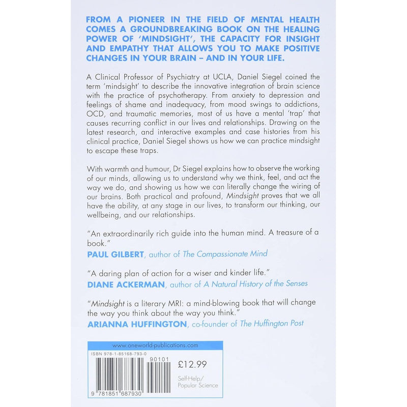 Mindsight: Transform Your Brain with the New Science of Kindness by Daniel Siegal - The Book Bundle