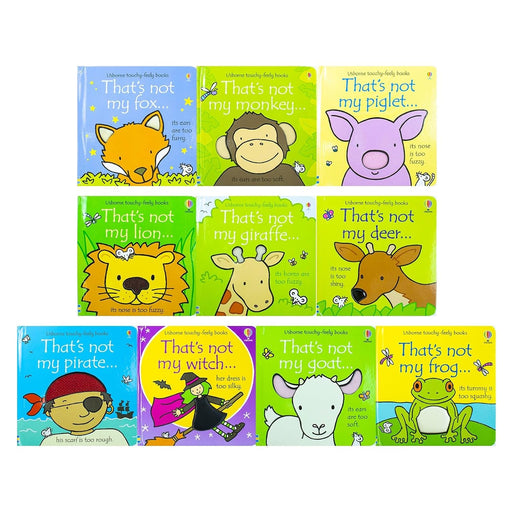 Usborne Touchy Feely That's Not My 10 Books Collection Series (3 & 4) by Fiona Watt (Fox, Witch, Goat, Deer) - The Book Bundle
