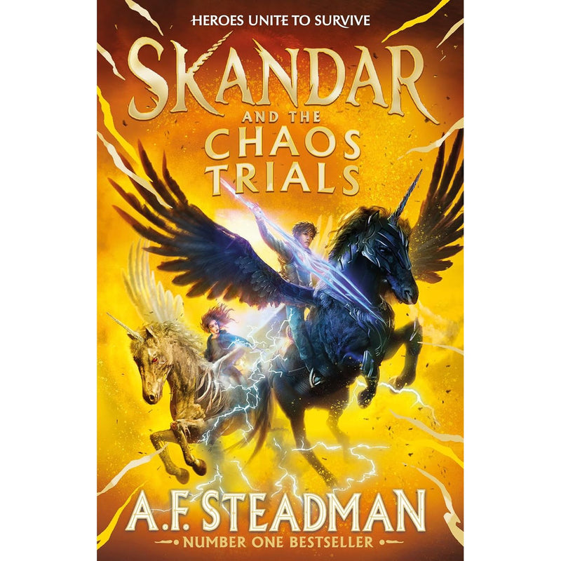 Skandar Series 6 Books Collection Set By A.F. Steadman (Skandar and the Chaos Trials, Skandar and the Phantom Rider & More) - The Book Bundle