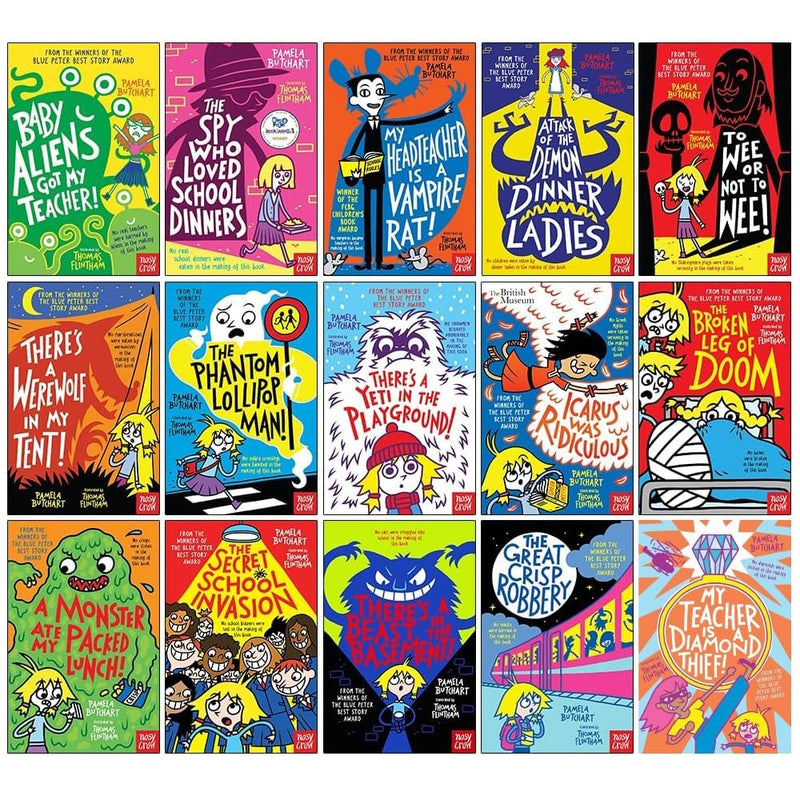 Baby Aliens (Izzy and Friends) Series By Pamela Butchart 15 Books Collection Set (Baby Aliens Got My Teacher, Spy Who Loved School Dinners)