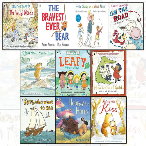 Hunting for Bears & Other Stories 10 Books Collection Set(This Is the Kiss,Well Done, Little Bear,Leafy the Pet Leaf,How Find Gold & More) - The Book Bundle