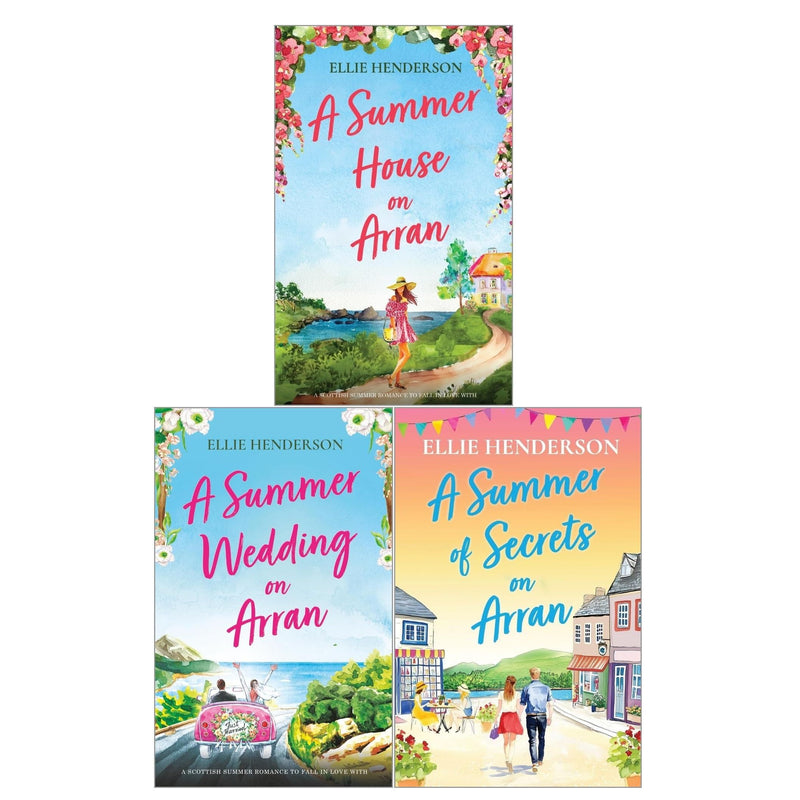 Summer Wedding, Summer House & Summer of Secrets on Arran 3 Books Collection Set by Ellie Henderson - Fiction - Paperback