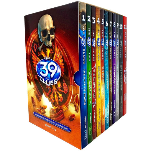 The 39 Clues Series Complete Collection Books 1 - 11 Box Set by  Rick Riordan - The Book Bundle