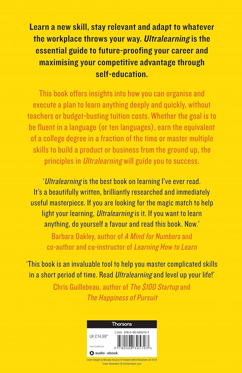 Ultralearning: Accelerate Your Career, Master Hard Skills and Outsmart the Competition by Scott H. Young - Non Fiction - Paperback