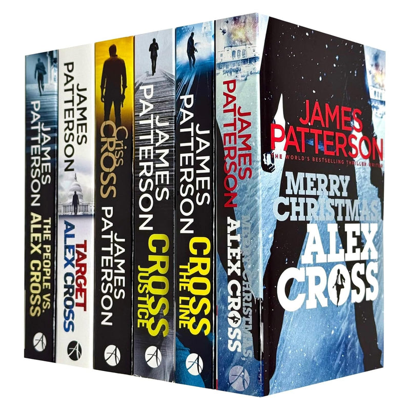 Six paperback Alex Cross series books by James Patterson in a collection set, featuring crime and mystery fiction by Arrow Ltd.