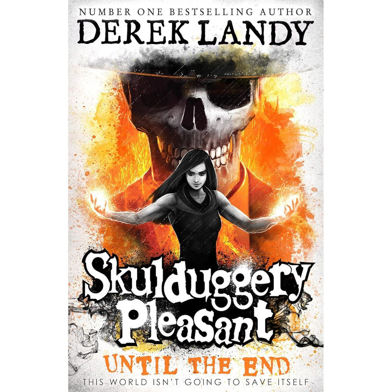 Skulduggery Pleasant Series 10-17 Collection 8 Books Set by Derek Landy (Resurrection, Midnight, Bedlam, Seasons of War, Dead or Alive, Until the End, Mind Full of Murder, A Heart Full of Hatred)