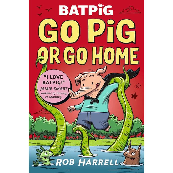 A Batpig Series 3 Books Collection Set By Rob Harrell (When Pigs Fly, Too Pig to Fail & Go Pig or Go Home) - The Book Bundle