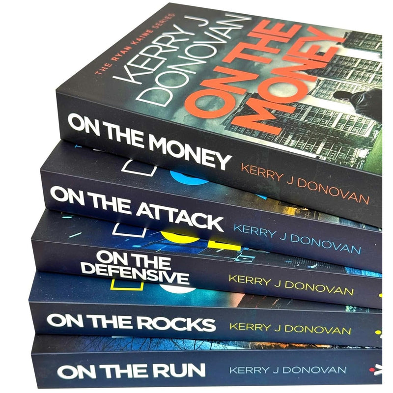 On The Rocks, On The Run, On The Money, On The Attack 5 Books Collection Set by Kerry J Donovan - Fiction - Mixed Format