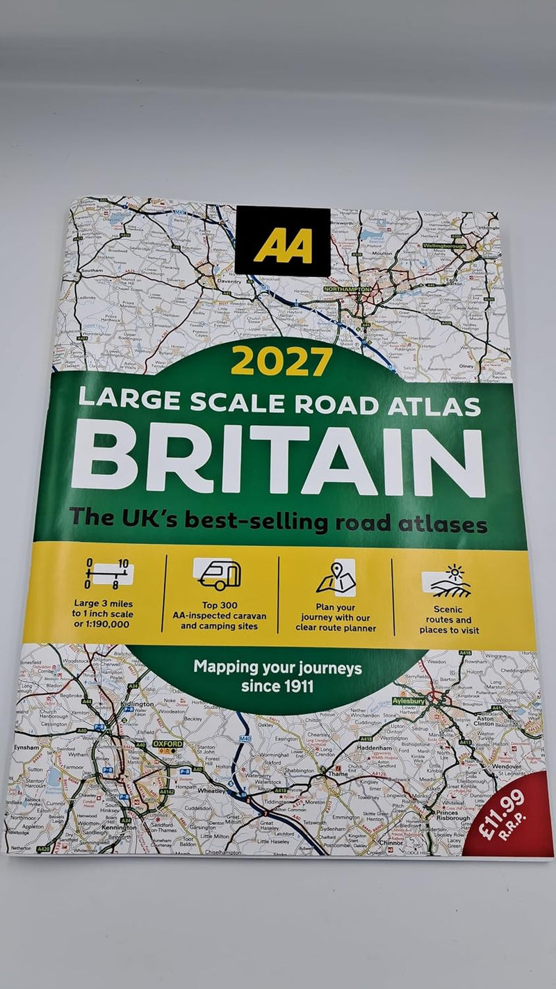 AA Large Scale Atlas Britain 2027 Updated By AA Publishing - Non Fiction - Paperback
