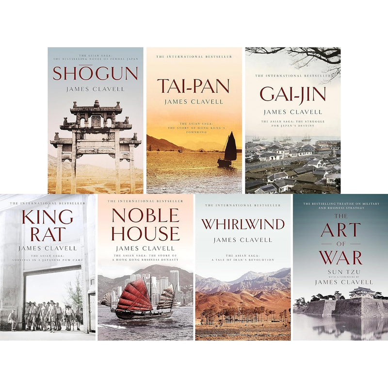 James Clavell Asian Saga 6 Books Collection Set by James Clavell - Fiction - Paperback
