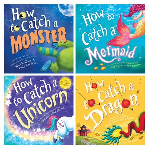 How to Catch Series 4 Books Collection Set ( How to Catch a Monster) - The Book Bundle