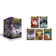 Dragonwatch complete 5-book collection box set by Brandon Mull, Aladdin Paperbacks fantasy fiction series displayed in a box set