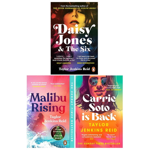 Taylor Jenkins Reid 3 Books Collection Set (Daisy Jones and The Six, Malibu Rising and Carrie Soto is Back) - The Book Bundle