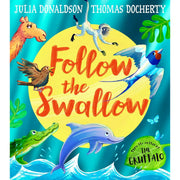Julia Donaldson Collection 4 Books Set (Spinderella, Paper Chase, Night Monkey and Follow the Swallow) - The Book Bundle
