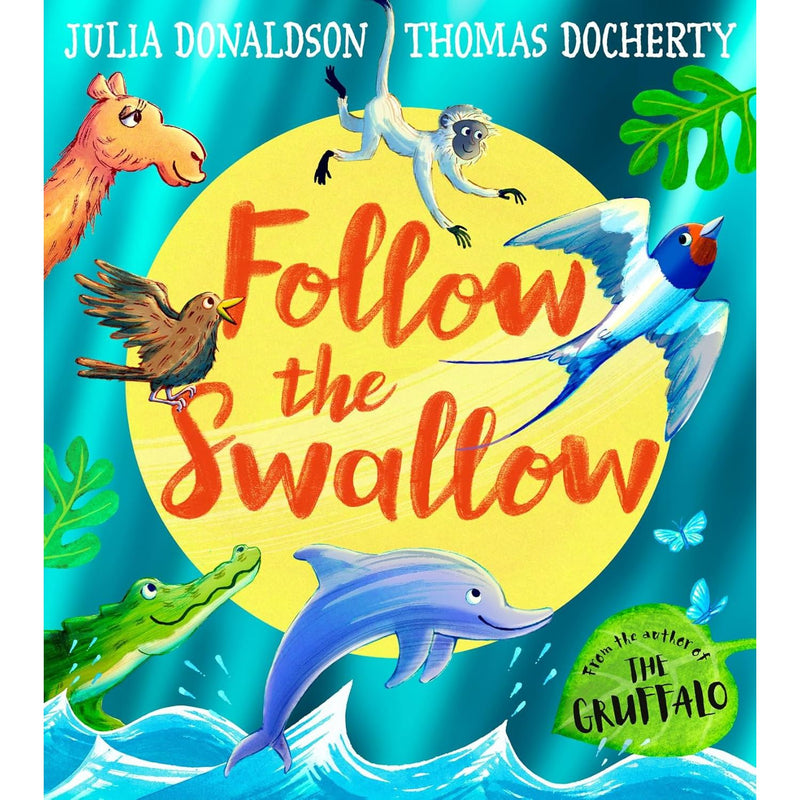 Julia Donaldson Collection 4 Books Set (Spinderella, Paper Chase, Night Monkey and Follow the Swallow) - The Book Bundle