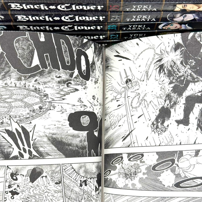 Black Clover Series 6 Books Collection Set by Yuki Tabata - Fiction - Paperback.