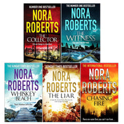 Nora Roberts 5 Books Collection Set (Whiskey Beach, The Witness, The Liar, The Collector, Chasing Fire) - The Book Bundle