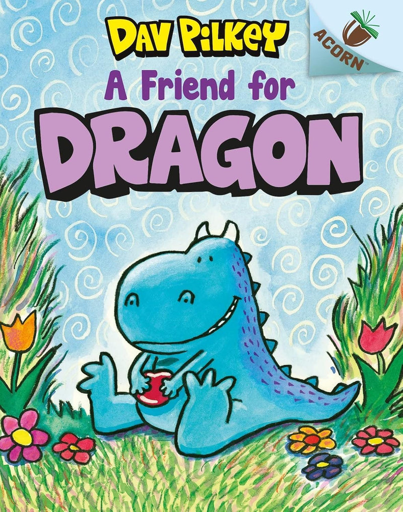 A Friend For Dragon & Dragon's Fat Cat 4 Books Collection Set by Dav Pilkey - Ages 5–7 - Paperback