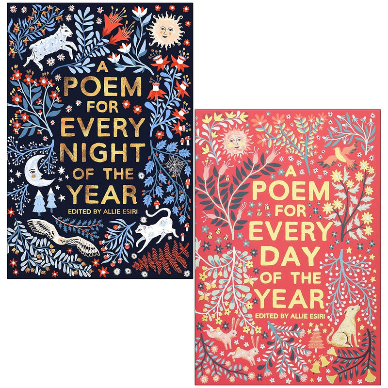 A Poem for Every Night of the Year & A Poem for Every Day of the Year By Allie Esiri 2 Books Collection Set - The Book Bundle