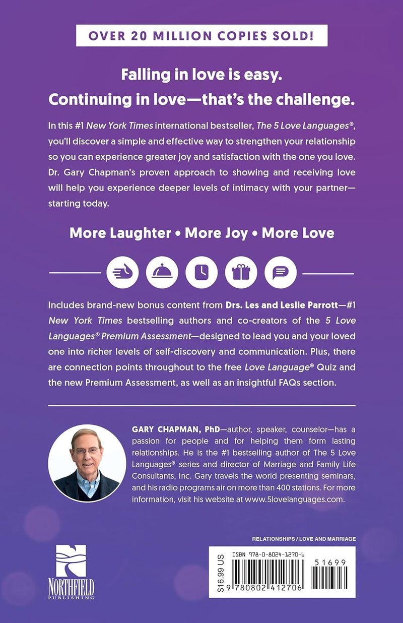 The 5 Love Languages: The Secret To Love That Lasts By Gary Chapman - Non Fiction - Paperback